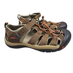 Keen Newport H2 Sandals Size 6 US Youth Waterproof Brown/Orange‎